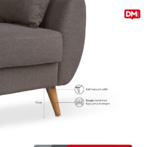 Sofa 2 Seat Kalisa - Gambar 7