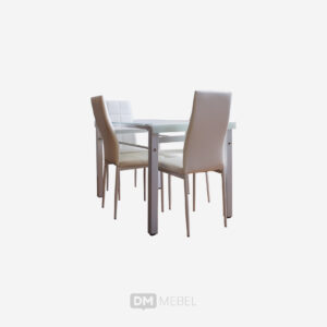 Set Meja Makan Kaca IMP Pevita - Gambar 4