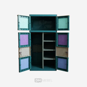 LEMARI PLASTIK PINTU 4 CLUB GANTUNG PRASADA (3)