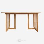 MEJA MAKAN OVAL KAKI ROTTAN SUNGKAI (1)