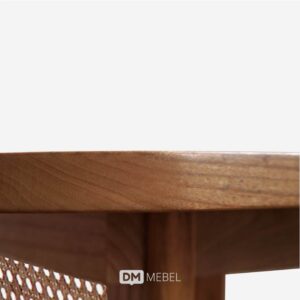 MEJA MAKAN OVAL KAKI ROTTAN SUNGKAI (4)