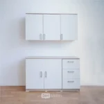 KITCHEN SET ATAS P3 ALBA BAZ KC WU + SIDEBOARD ALBA BAZ SB 120 (1)