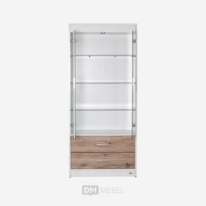 LEMARI HIAS JAZZ LH 800 SANREMO OAK - WHITE (2)