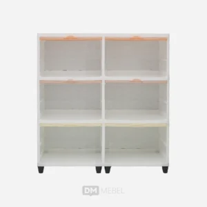 CABINET PLASTIK RATTAN DWCFNR 3-GL6 CLUB (5)