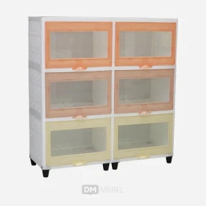 CABINET PLASTIK RATTAN DWCFNR 3-GL6 CLUB (7)