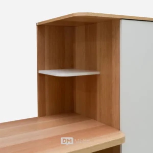 MEJA BELAJAR KENDO DK140 - PRO OAK WHITE (4)