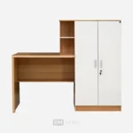 MEJA BELAJAR KENDO DK140 - PRO OAK WHITE (5)