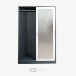 LEMARI BESI PINTU FORTE SL 121B DARK GREY-WHITE LINE (4)