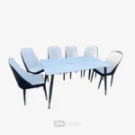 MEJA MAKAN K6 MM N315 NEOLITH PUTIH (2)