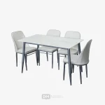 DM MEBEL MEJA MAKAN K4 MADISON WHITE_ WEB SATUAN_1