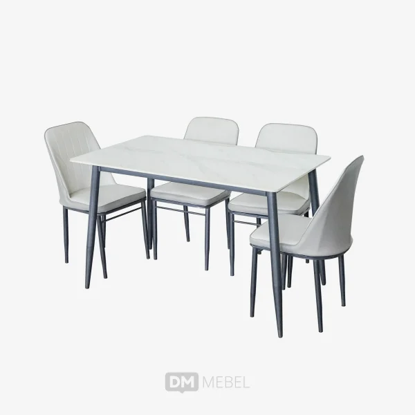 DM MEBEL MEJA MAKAN K4 MADISON WHITE_ WEB SATUAN_1 DM MEBEL MEJA MAKAN K4 MADISON WHITE_ WEB SATUAN_1