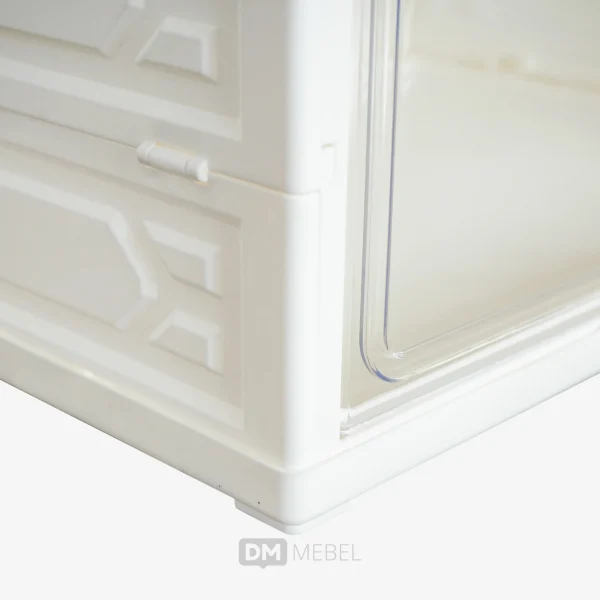 DM MEBEL RAK LEMARI SEPATU TRANSPARAN 1 KOLOM 6 LAYER AONEZ_ WEB SATUAN (5)