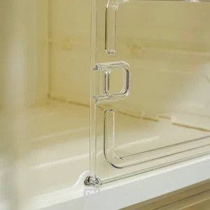 DM MEBEL RAK SEPATU PLASTIK TRANSPARAN LIPAT 1 KOLOM 4 LAYER_WEB SATUAN_4