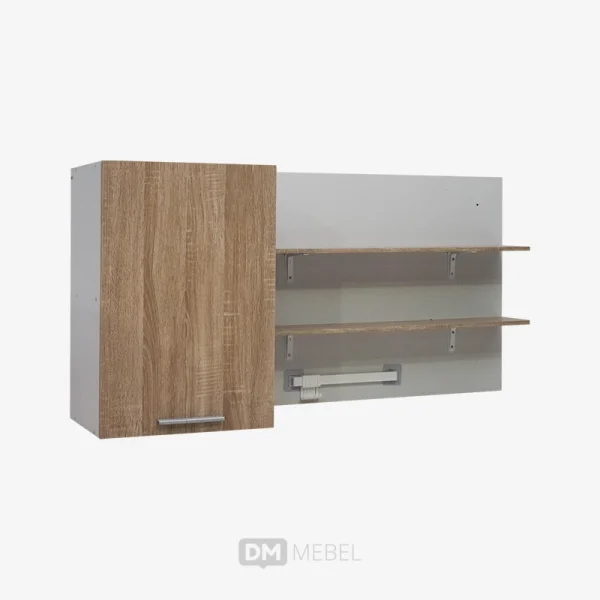 DM MEBEL KITCHEN SET ATAS XENA BSTYLISH WHITE SONOMA CREAM (1)