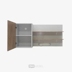 DM MEBEL KITCHEN SET ATAS XENA BSTYLISH WHITE SONOMA CREAM (3)