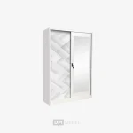 DM MEBEL LEMARI PAKAIAN BESI PINTU 2 SLIDING AW SLD 3FM A AVANT_web satuan_1