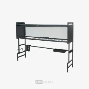 DM MEBEL RAK PIRING WASTAFEL BESI DISH MDR105 BLACK_web satuan_(2)