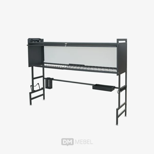 DM MEBEL RAK PIRING WASTAFEL BESI DISH MDR105 BLACK_web satuan_(2)