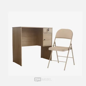 MEJA KANTOR MT FESA DESK+DM MEBEL KURSI LIPAT SOLO AVA CH45 _WEB BUNDLING