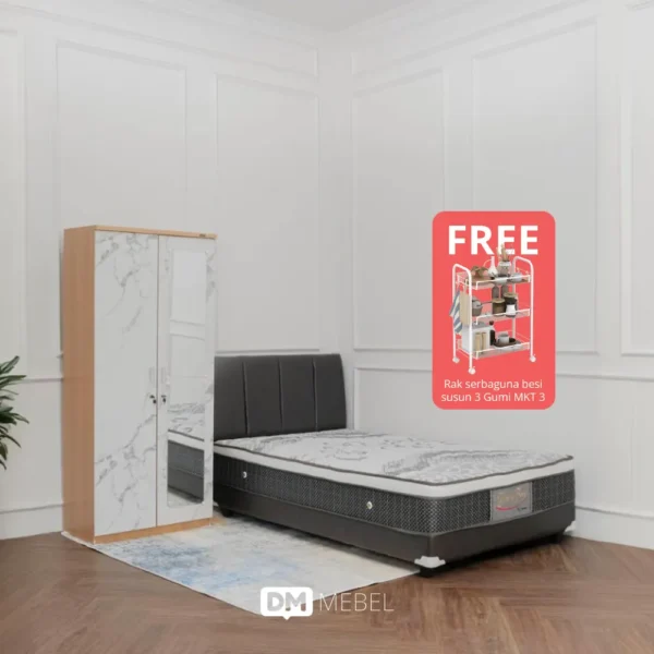 Bundling 7 DM MEBEL MULTIBED EVORA GEN BOXY UK 120X42X200 + LEMARI PARTIKEL P2 CAPELLA WD 221 ASTROBOX + DM MEBEL RAK SERBAGUNA BESI SUSUN 3 GUMI MKT3_web