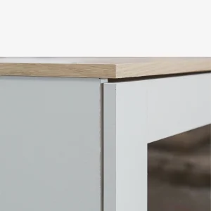 DM MEBEL LEMARI KITCHEN SET ATAS PINTU 3 KACA ARUNA METROPOLIS (5)