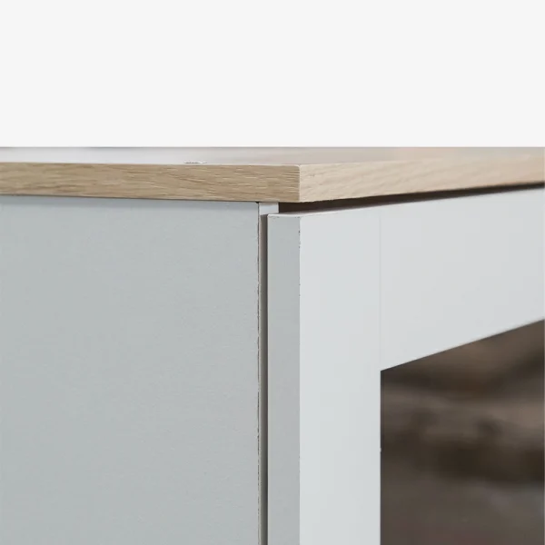 DM MEBEL LEMARI KITCHEN SET ATAS PINTU 3 KACA ARUNA METROPOLIS (5)