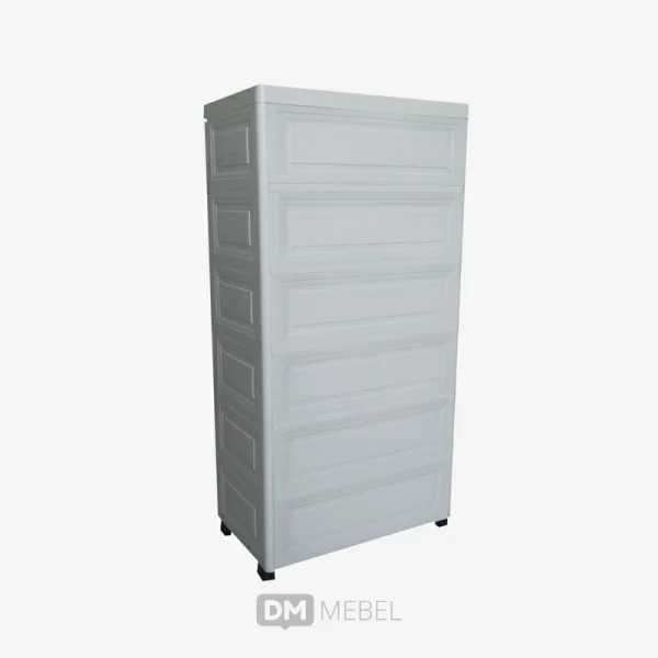 CABINET PLASTIK KAO PCH SUSUN 6 LACI PIRA 4
