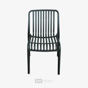 KURSI PLASTIK PROPLYLENE SALUR BLACK JOLEE_web satuan_(1)