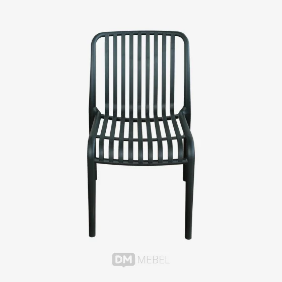 KURSI PLASTIK PROPLYLENE SALUR BLACK JOLEE_web satuan_(1)