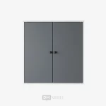 DM-KITCHEN-SET-ATAS-2-PINTU-MINIMALIS-056L-KOMBI-HITAM-(1)