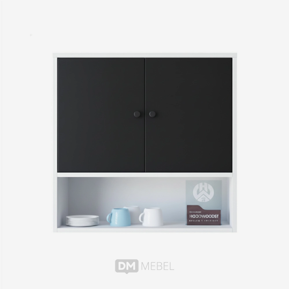 DM-KITCHEN-SET-ATAS-2-PINTU-RAK-BAWAH-MINIMALIS-055-KOMBI-HITAM-(1)
