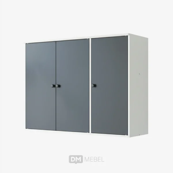 DM-KITCHEN-SET-ATAS-3-PINTU-MINIMALIS-057L-KOMBI-HITAM-(2)