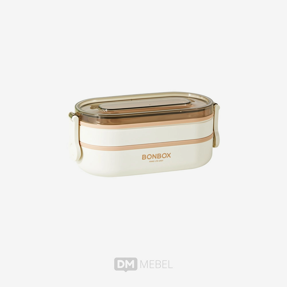 DM MEBEL Lunch Box 1000 ml BTE41208 Creamy White Bonbox_web satuan_ (1)