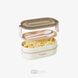 DM MEBEL Lunch Box 1000 ml BTE41208 Creamy White Bonbox_web satuan_ (2)