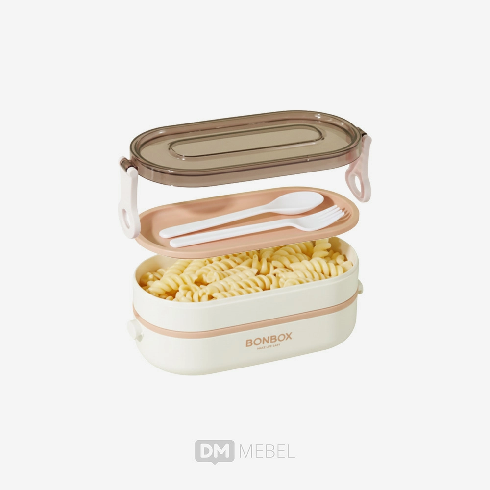 DM MEBEL Lunch Box 1000 ml BTE41208 Creamy White Bonbox_web satuan_ (2)