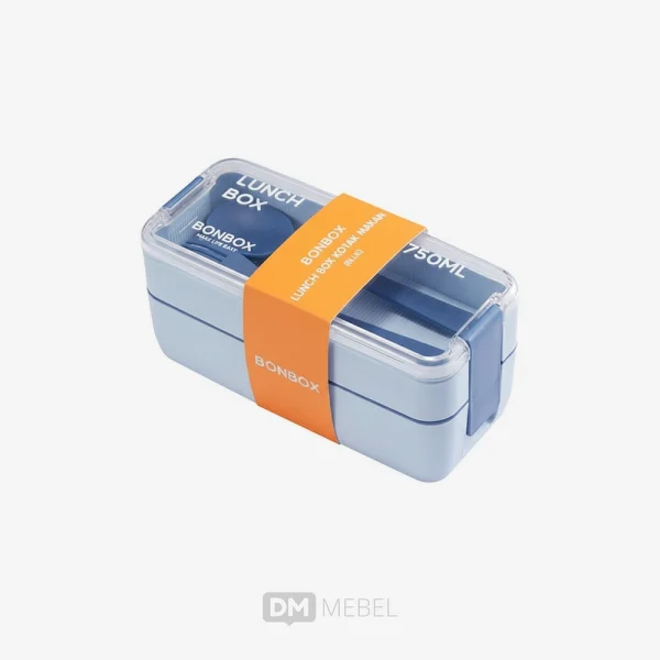 DM MEBEL Lunch Box 750ml BTE50501 Blue Bonbox_web satuan_ (1)