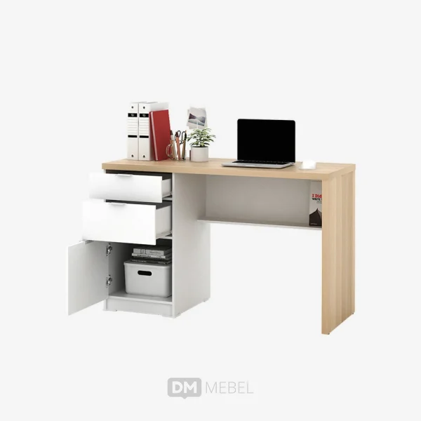 DM MEBEL MEJA KANTOR ARNAI DK120 WHITE SM-PRO OAK_web satuan_ (3)