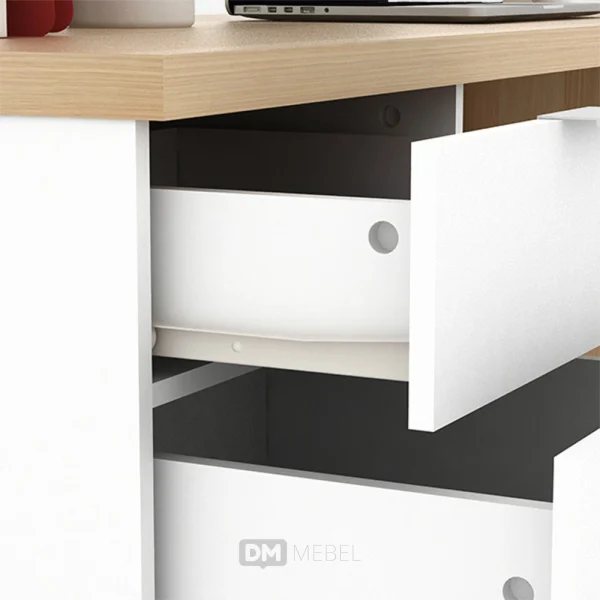 DM MEBEL MEJA KANTOR ARNAI DK120 WHITE SM-PRO OAK_web satuan_ (5)