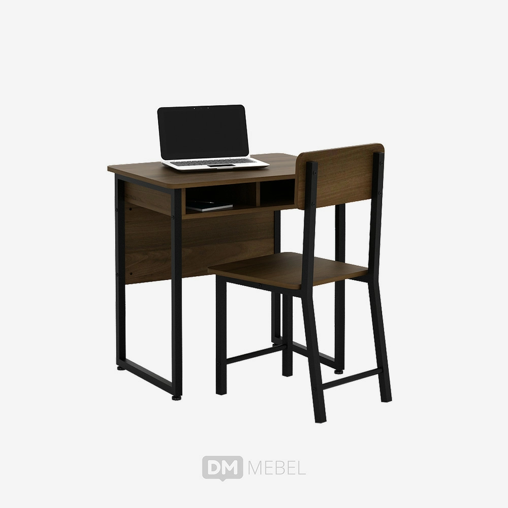 DM MEBEL MEJA KANTOR SET KURSI ARGUS BROWN WALNUT_web satuan_ (1)