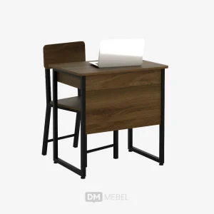 DM MEBEL MEJA KANTOR SET KURSI ARGUS BROWN WALNUT_web satuan_ (3)