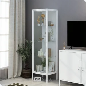 DM MEBEL RAK SHOWCASE PINTU 1 GION MSC40 WHITE_web satuan_ (5)