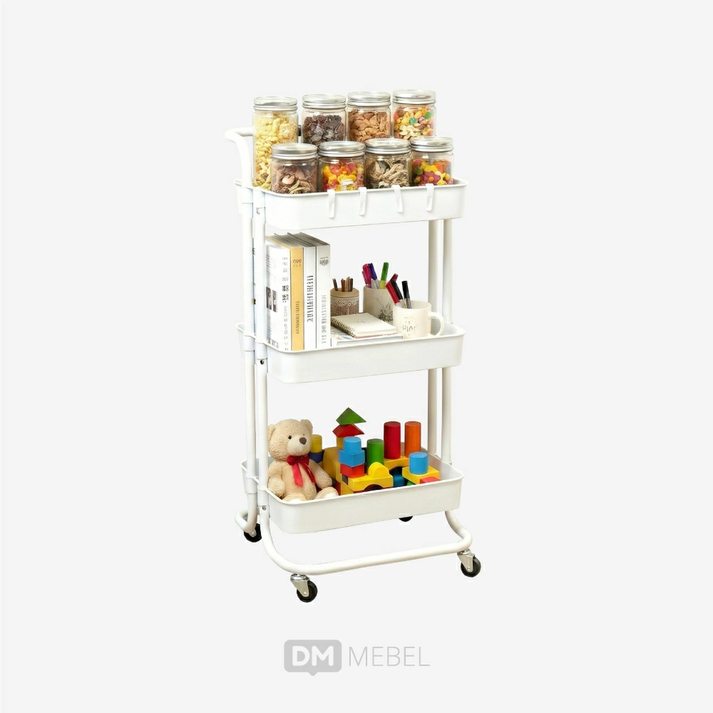 DM MEBEL RAK TROLI PLASTIK-SUSUN 3 KOJI PKT3 WHITE (1)