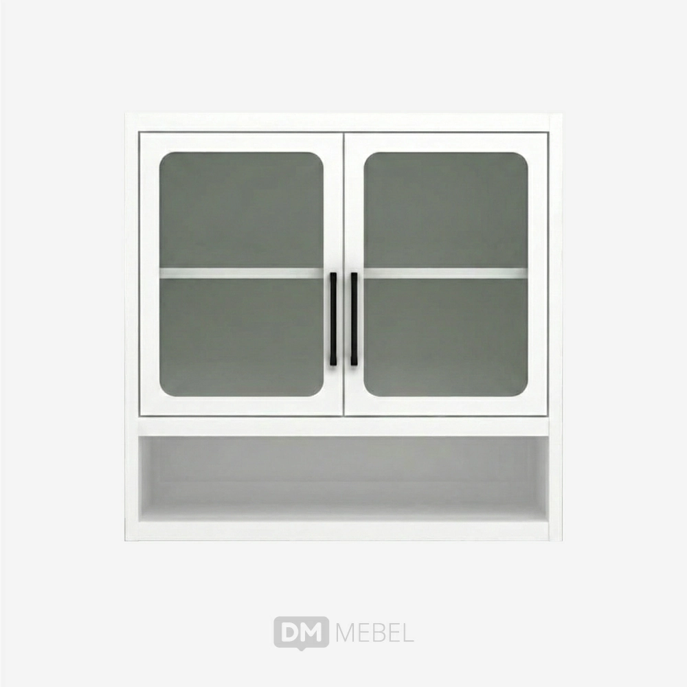 DM MEBEL KITCHEN SET ATAS BESI PINTU 2 VOSH 80RB MKSWU WHITE BAVARIAN (1)